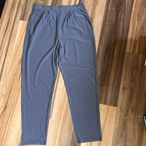 Leith High Waist Work Trousers. Light blue. Size M.